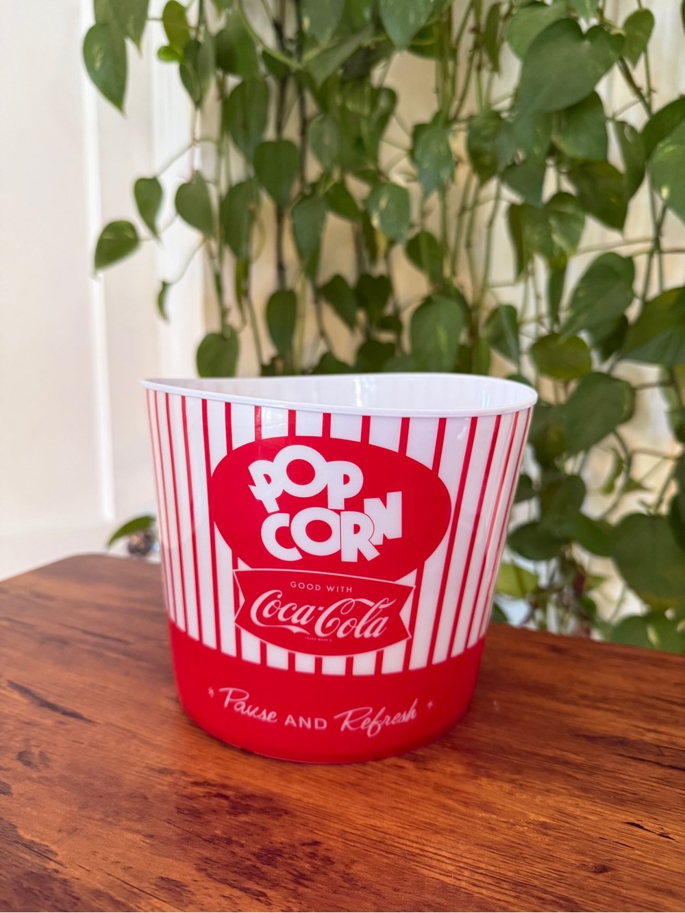 Coca Cola Red and White Popcorn Bucket